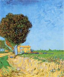 A Lane near Arles - Винсент Ван Гог