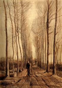Avenue of Poplars - Vincent van Gogh