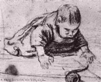Baby Crawling - Винсент Ван Гог