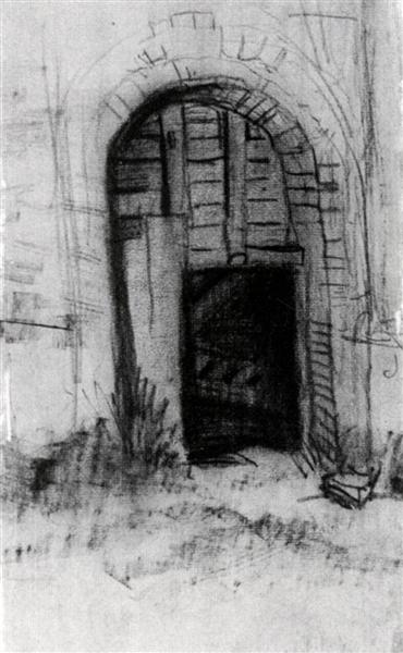 Entrance to the Old Tower, 1885 - Vincent van Gogh