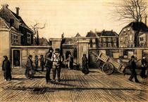Entrance to the Pawn Bank, The Hague - Vincent van Gogh