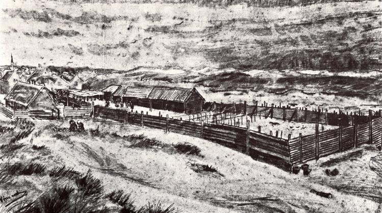 Fish-Drying Barn, 1882 - Винсент Ван Гог