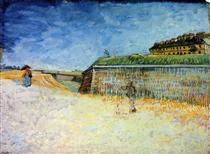 Fortifications of Paris with Houses - Vincent van Gogh