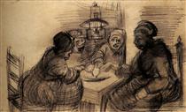 Four People Sharing a Meal - Vincent van Gogh