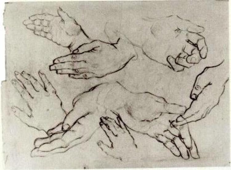Hands, 1885 - Вінсент Ван Гог