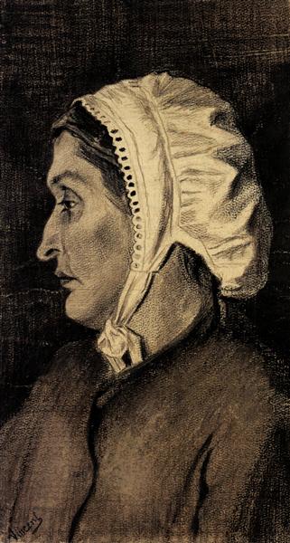 Head of a Woman, c.1883 - Винсент Ван Гог