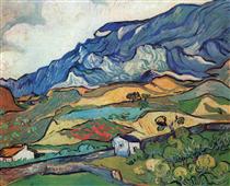 Vincent van Gogh, Mountains at Saint-Rémy