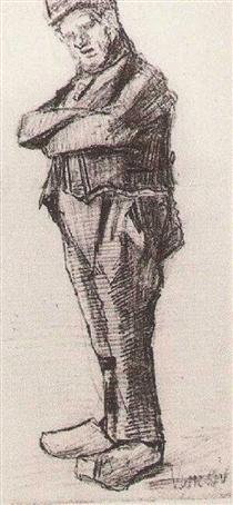 Man, Standing with Arms Folded - Vincent van Gogh