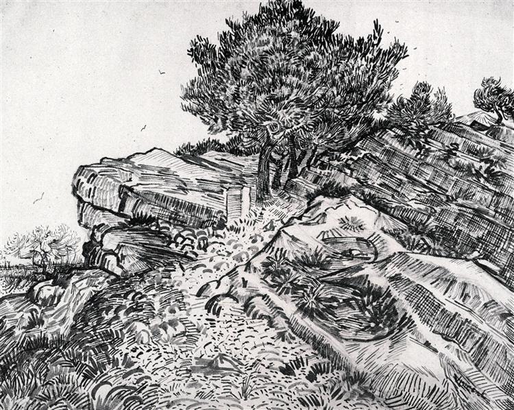 Montmajour, 1888 - Винсент Ван Гог