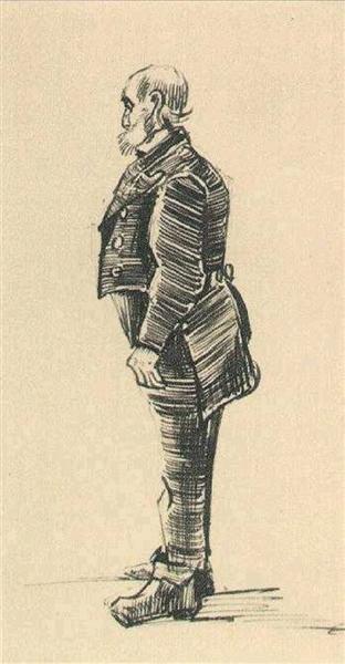 Orphan Man, Standing, 1882 - 梵谷