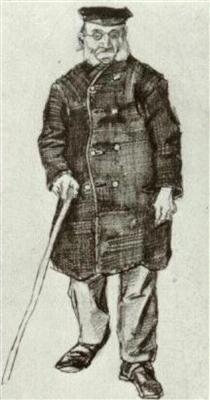 Orphan Man with Cap and Stick - Vincent van Gogh
