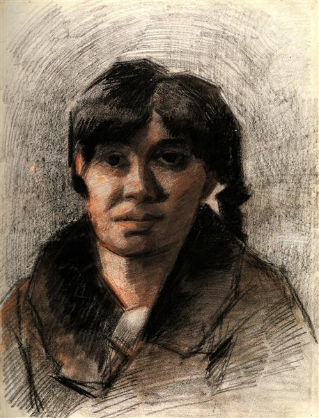 Портрет жінки, 1885 - Вінсент Ван Гог