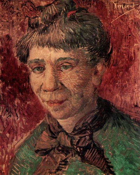 Portrait of a Woman (Madame Tanguy), c.1887 - Vincent van Gogh