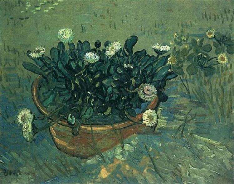 Still Life Bowl with Daisies, 1888 - Винсент Ван Гог