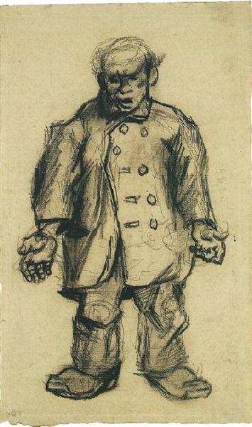 Stocky Man, 1885 - 梵谷