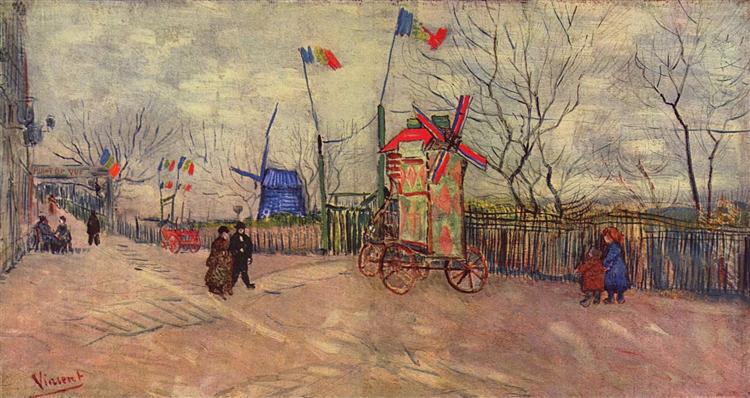 The Allotments at Montmartre, 1887 - Винсент Ван Гог
