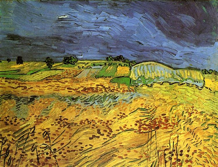 The Fields, 1890 - Винсент Ван Гог