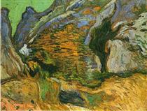 The gully Peiroulets - Vincent van Gogh