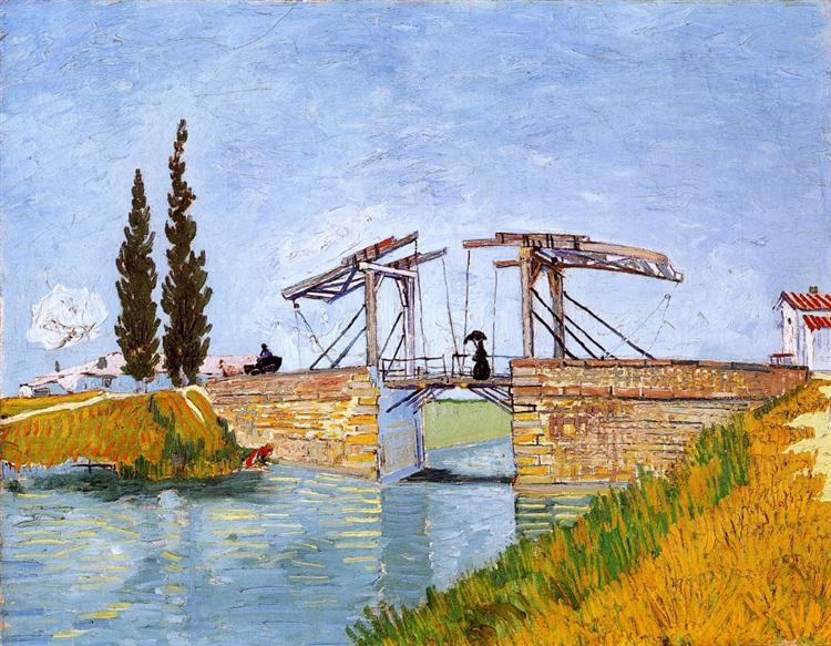 The Langlois Bridge, 1888 - Винсент Ван Гог