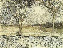 The Road to Tarascon - Vincent van Gogh