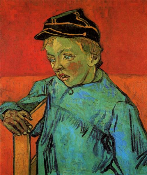 The Schoolboy (Camille Roulin), 1888 - 梵谷