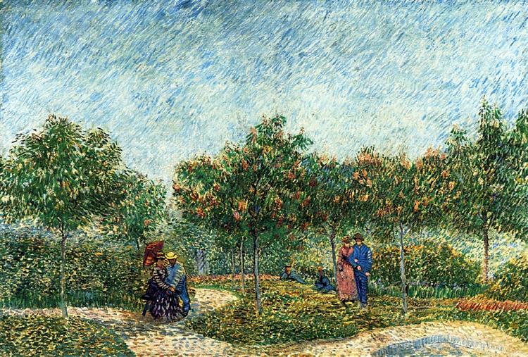 The Voyer d'Argenson Park in Asnieres, 1887 - Винсент Ван Гог