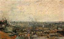 Вид на Париж з Монмартру - Вінсент Ван Гог