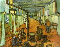Ward in the Hospital at Arles - Vincent van Gogh
