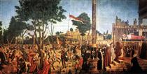 The Martyrdom of the Pilgrims and the Funeral of St. Ursula, from the St. Ursula Cycle, 1490-94 - Vittore Carpaccio