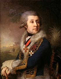 Portrait of F. A. Borovsky - Vladimir Borovikovski