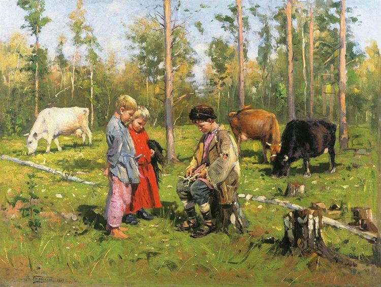 Пастушки, 1903 - 1904 - Владимир Маковский
