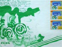 Fook Island Envelope & Stamps - Уолтер Баттисс