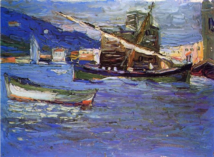 Rapallo Grauer day, 1905 - Wassily Kandinsky