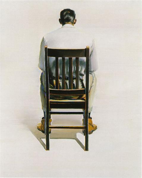 Man Sitting - Back View, 1964 - Wayne Thiebaud