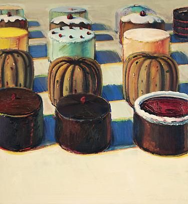 Various Cakes, 1981 - Wayne Thiebaud