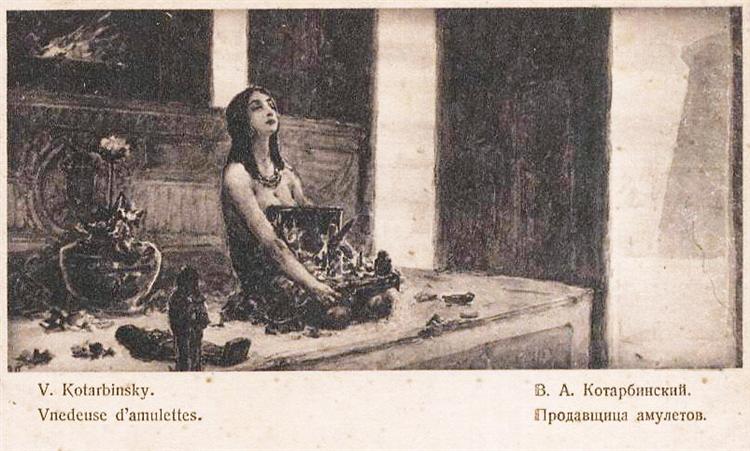 The Seller of Amulets - Wilhelm Kotarbinski