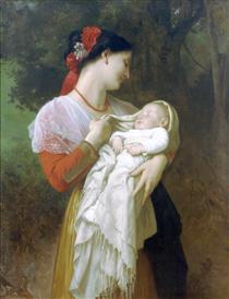 Maternal Admiration - William-Adolphe Bouguereau