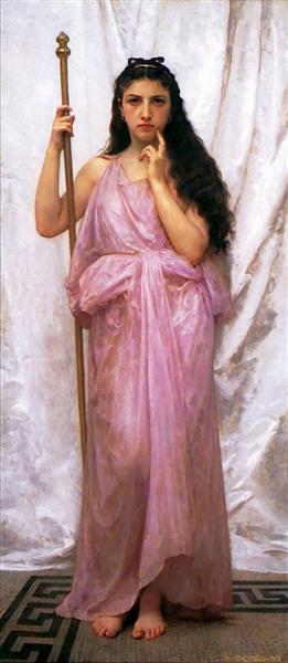 Young Priestess, 1902 - Адольф Вільям Бугро
