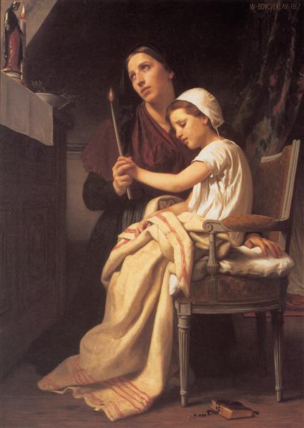 The Thank Offering, 1867 - William Adolphe Bouguereau