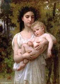 The younger brother - William-Adolphe Bouguereau