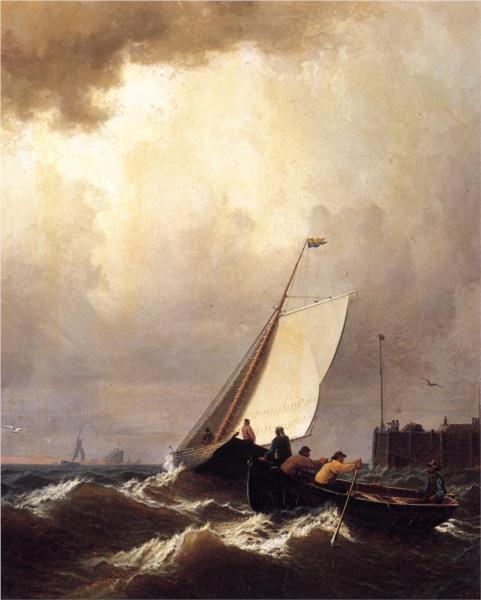 Rough Seas, 1863 - Уильям Брэдфорд