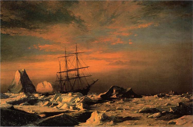 The 'Panther' among the Icebergs in Melville Bay, 1874 - Уильям Брэдфорд