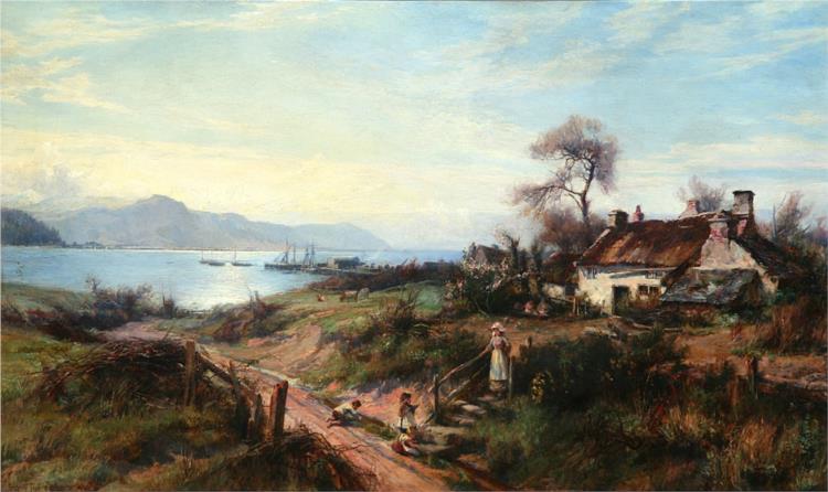 The Conway Estuary from Deganwy, 1894 - Вільям Гільберт Фостер