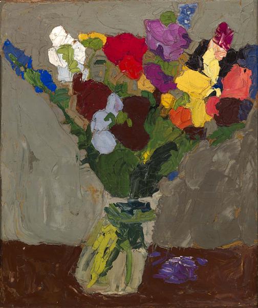 Still Life--Flowers, 1938 - William H. Johnson