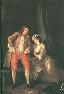 Before the Seduction and After - William Hogarth