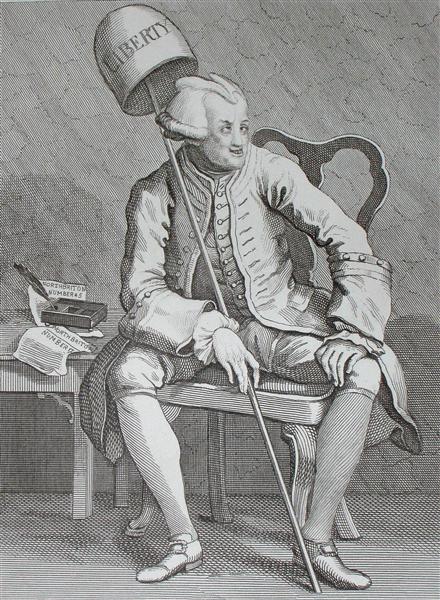 John Wilkes, 1763 - William Hogarth