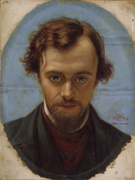 Portrait of Dante Gabriel Rossetti, 1853 - William Holman Hunt