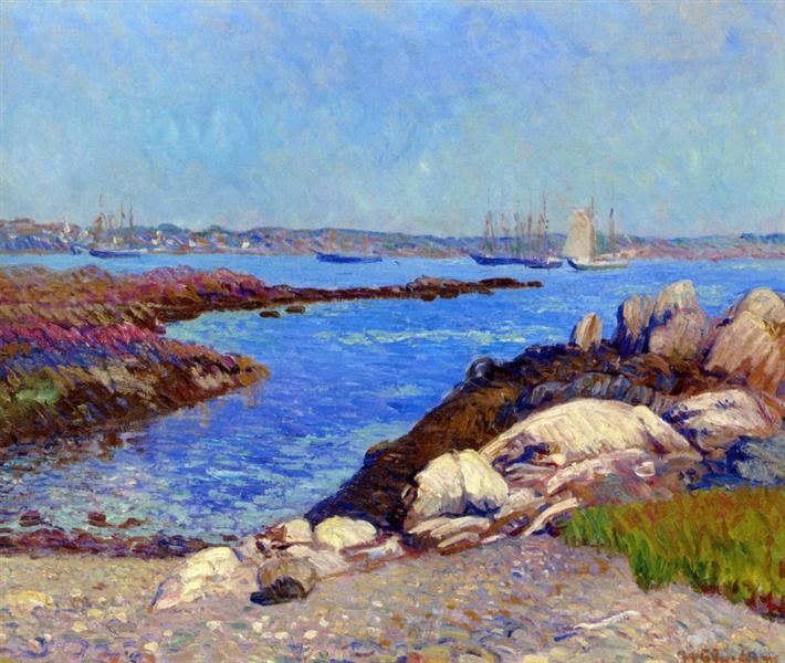 Portsmouth Harbor, New Hampshire, 1909 - Уильям Джеймс Глакенс