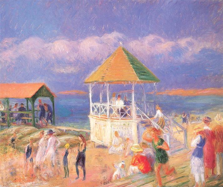 The Bandstand, 1919 - William James Glackens