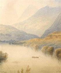 Crossing the Lake Killarney - William Leighton Leitch